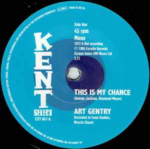Art Gentry (3) - This Is My Chance / Even If The Signs Are Wrong