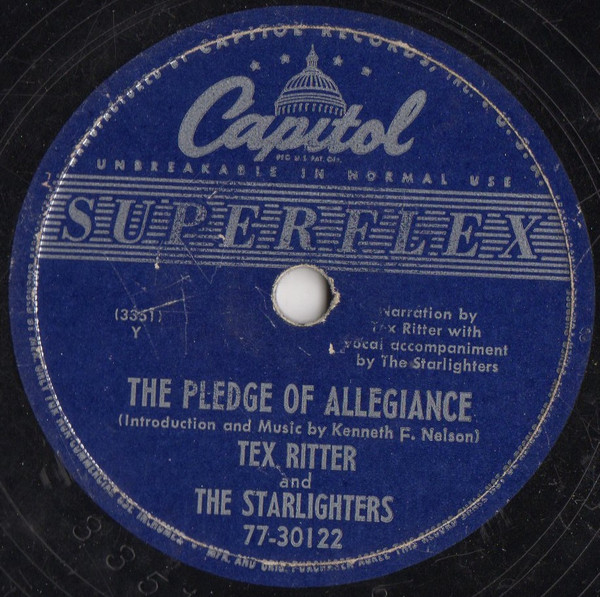 ladda ner album Tex Ritter, The Starlighters - The Pledge Of Allegiance