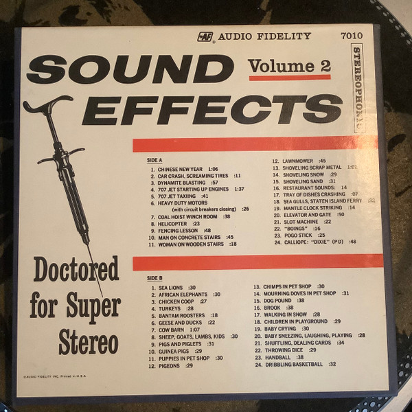 No Artist – Sound Effects In Stereo (1971, Vinyl) - Discogs