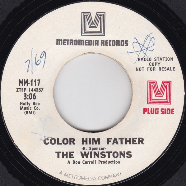 The Winstons – Color Him Father / Amen, Brother (1969, Santa Maria