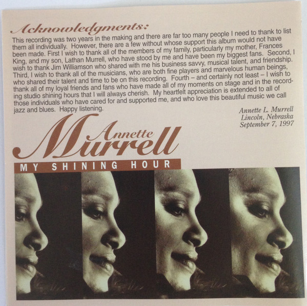télécharger l'album Annette Murrell - My Shining Hour