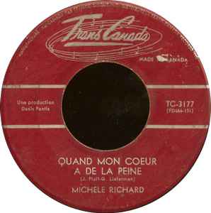 Michèle Richard - Quand Mon Coeur A De La Peine / Les Boites A GoGo
