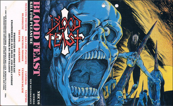 Blood Feast – Kill For Pleasure (1987, Cassette) - Discogs