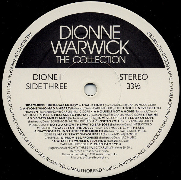 descargar álbum Dionne Warwick - The Collection