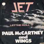 Cover of Jet / Let Me Roll It, 1974, Vinyl
