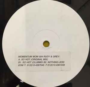 Rudy & Grey - So Hot album cover