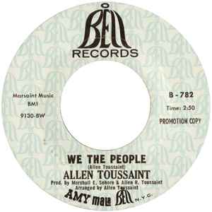 Allen Toussaint - We The People / Tequila album cover