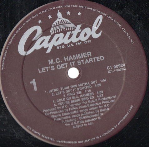 M.C. Hammer - Let's Get It Started | Releases | Discogs