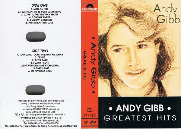 Andy Gibb – Andy Gibb (1991, CD) - Discogs