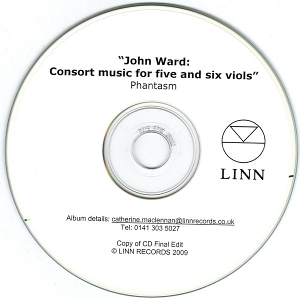 last ned album John Ward , Phantasm - Consort Music For Five And Six Viols