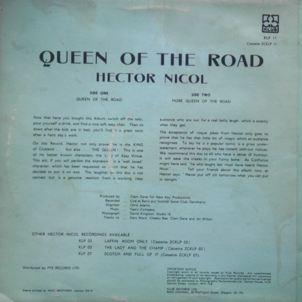 ladda ner album Hector Nicol - Queen Of The Road