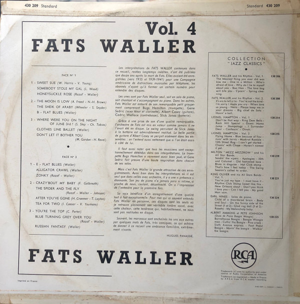 ladda ner album Fats Waller - Vol 4