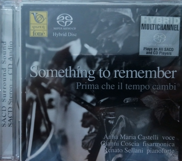 Jazz Vinyl  Anna Maria Castelli, Gianni Coscia, Renato Sellani: Something  to Remember, Prima Che Il Tempo Cambi - LP 180g, Limited to 497, Fonè  Records FoneLP019, EAN 8012871001910, Limited to 497
