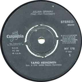 Tapio Heinonen – Julian Grimau (1969, Vinyl) - Discogs