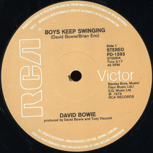 David Bowie – Boys Keep Swinging (1979, Vinyl) - Discogs