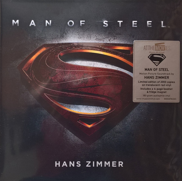 Man Of Steel - Hans Zimmer / Motion Picture Soundtrack By Hans Zimmer.  Limited edition of 2008 copies