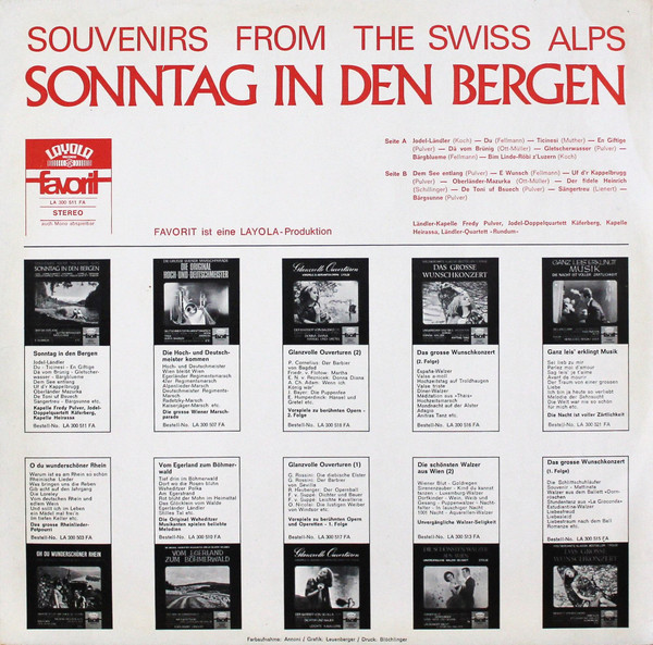 descargar álbum Various - Sonntag In Den Bergen