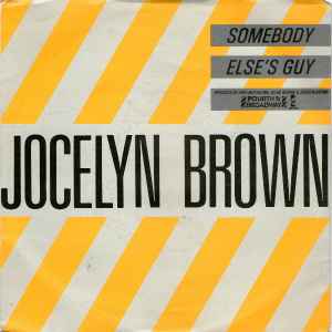 Jocelyn Brown – Somebody Else's Guy (1984, Vinyl) - Discogs