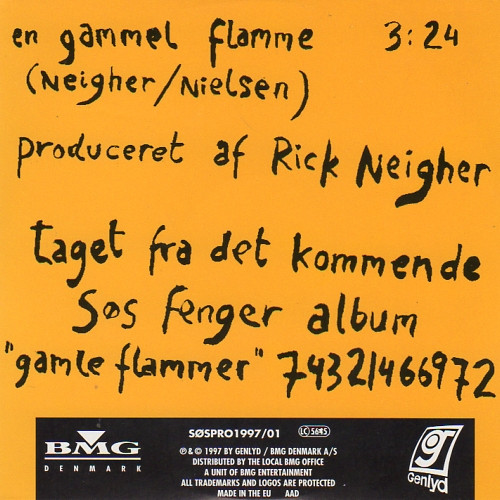 last ned album Søs Fenger - En Gammel Flamme