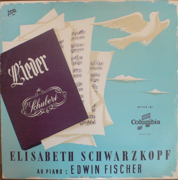 ランキング2022 2C EDWIN FISCHER Lieder 歌曲 ELISABETH SCHWARZKOPF 