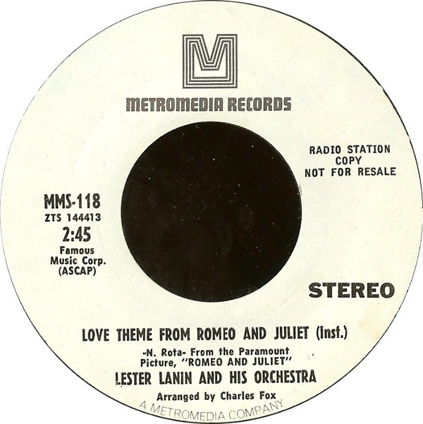 Album herunterladen Lester Lanin And His Orchestra - Aquarius Love Theme From Romeo And Juliet