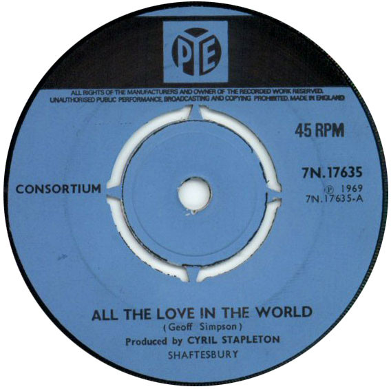 Consortium – All The Love In The World (1968, Vinyl) - Discogs