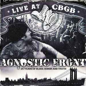 Agnostic Front – Live At CBGB (2006, White Transparent, Vinyl