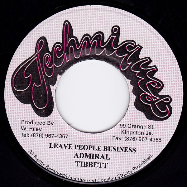 Admiral Tibet – Leave People Business (1989, Vinyl) - Discogs