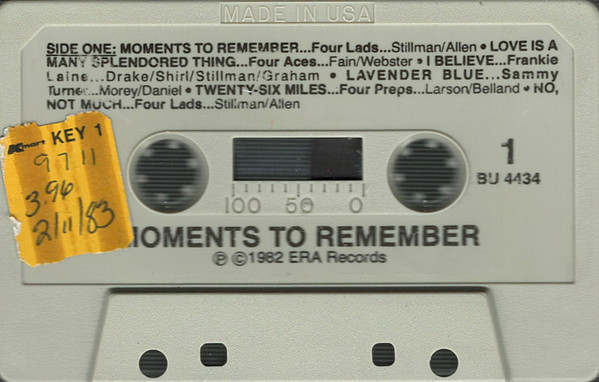 lataa albumi Download Various - Moments To Remember album