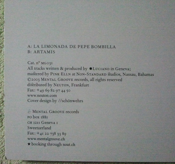 last ned album Luciano - La Limonada De Pepe Bombilla