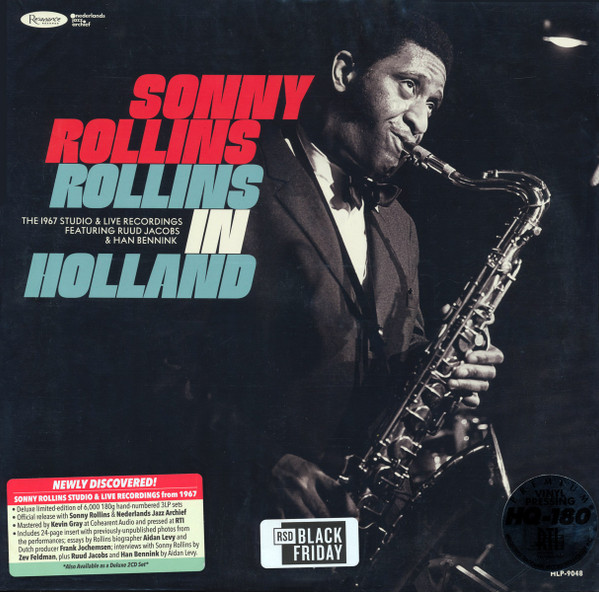 Sonny Rollins – Rollins In Holland (2020, Gatefold, 180g, Vinyl 