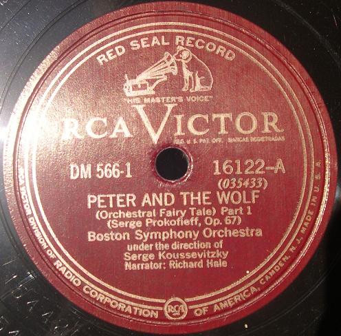 Album herunterladen Serge Prokofieff, Boston Symphony Orchestra Under The Direction Of Serge Koussevitzky Richard Hale - Peter And The Wolf Op 67 Orchestral Fairy Tale