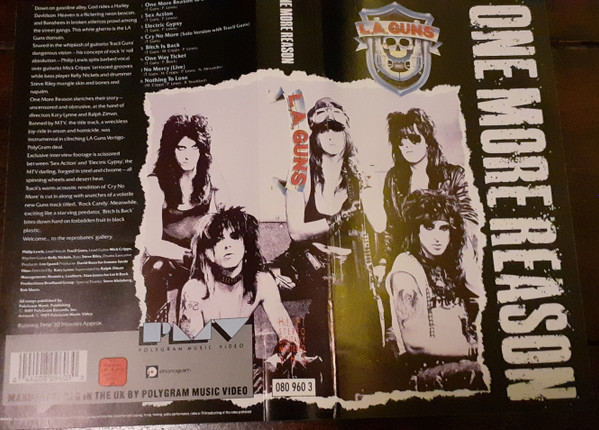 L.A. Guns – One More Reason (1989, VHS) - Discogs