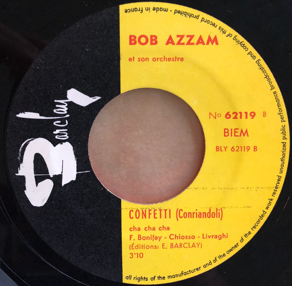 ladda ner album Bob Azzam Et Son Orchestre - Les Marrons Chauds Confetti Conriandoli