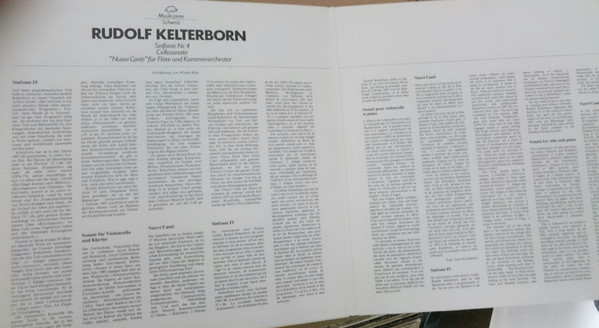 lataa albumi Rudolf Kelterborn - Sinfonie Nr 4 Cellosonate Nuovi Canti Für Flöte Und Kammerorchester