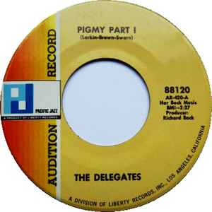 Billy Larkin And The Delegates - Pigmy Part I album cover
