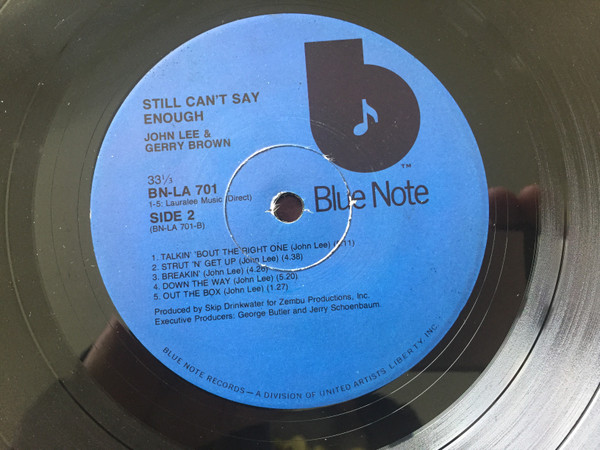 John Lee & Gerry Brown – Still Can't Say Enough (Vinyl) - Discogs