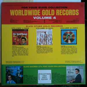 Elvis Presley – Elvis' Golden Records sealed U.S. gold vinyl LP