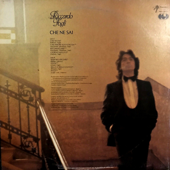 Riccardo Fogli – Che Ne Sai (1979, Gatefold, Vinyl) - Discogs