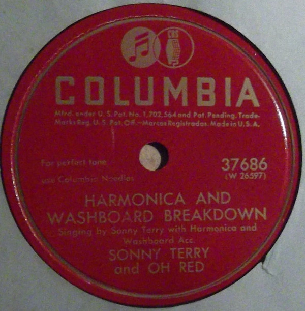 last ned album Sonny Terry Sonny Terry And Oh Red - Harmonica Blues Harmonica And Washboard Breakdown