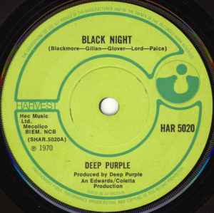 Deep Purple - Black Night album cover