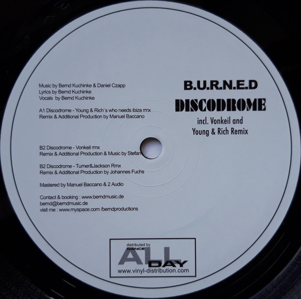 lataa albumi BURNED - Discodrome