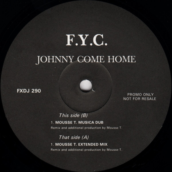 télécharger l'album FYC - Johnny Come Home