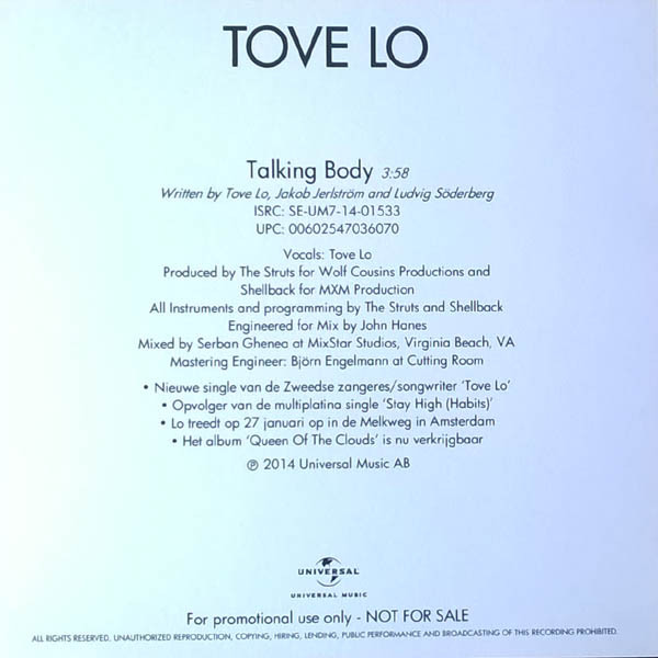 Tove Lo - Talking Body (KREAM Remix) 