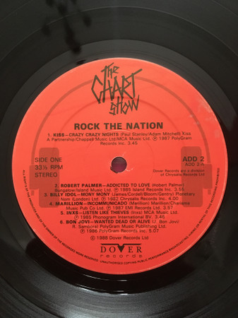 descargar álbum Various - The Chart Show Rock The Nation