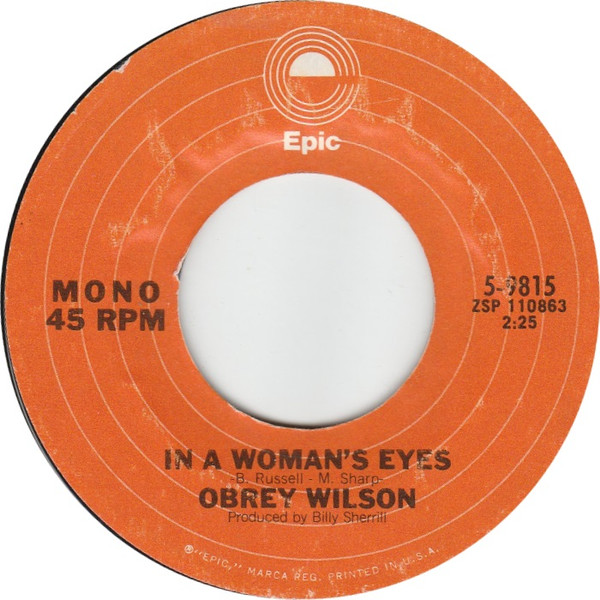 Obrey Wilson In A Woman s Eyes Vinyl Discogs