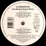 Cover of Una Musica Senza Ritmo, 1995-08-00, Vinyl