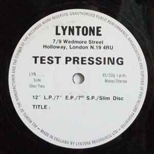 Lyntone Recordings Ltd. on Discogs