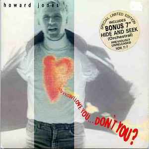 Howard Jones - You Know I Love You ... Don't You? album cover