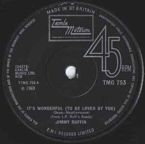 Jimmy Ruffin - It's Wonderful (To Be Loved By You)